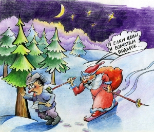 Дед Мороз и браконьер