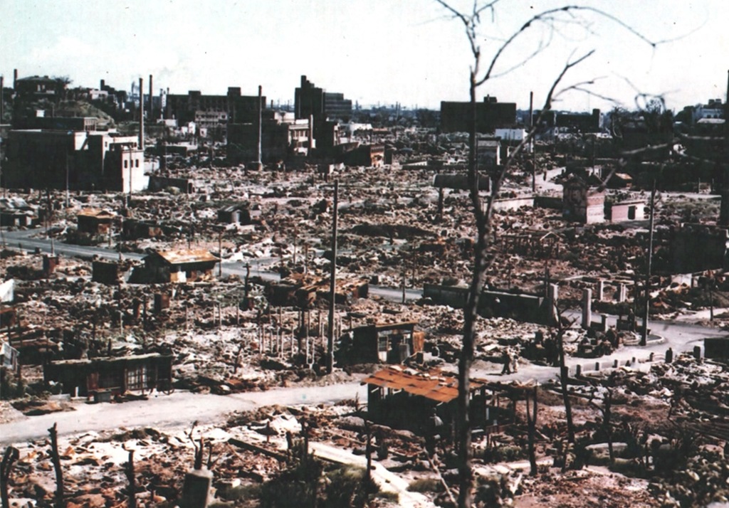 Нагасаки после ядерного взрыва фото