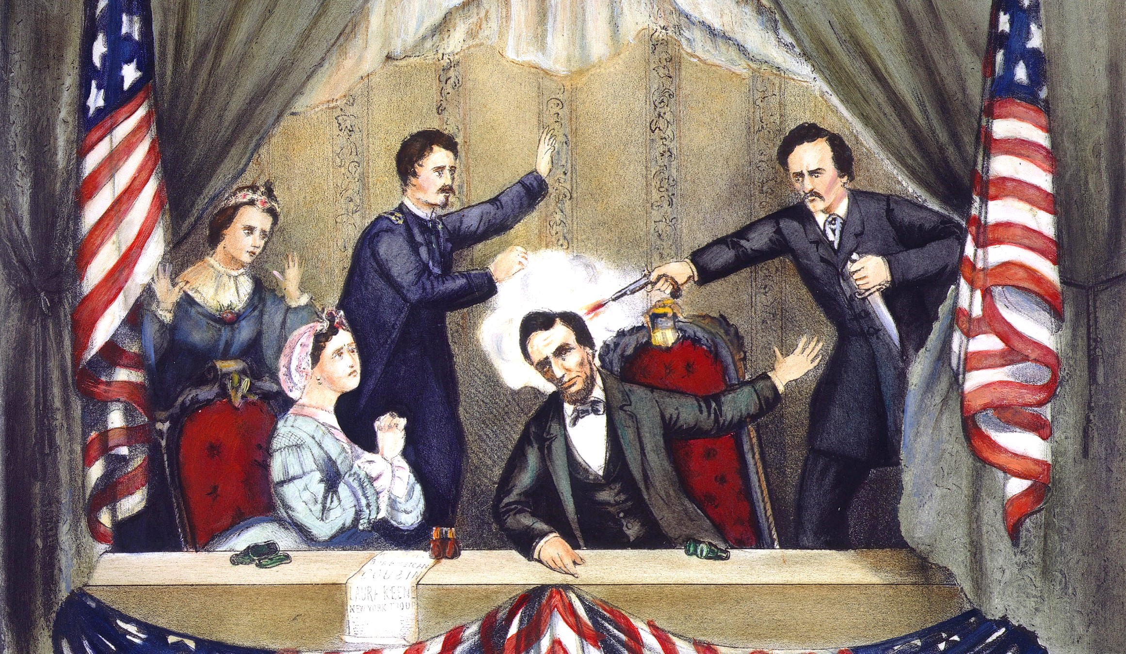 Новейшая история сша. Abraham Lincoln Assassination. Авраам Линкольн смерть. Авраам Линкольн убийство 1865. Убит президент США Авраам Линкольн.