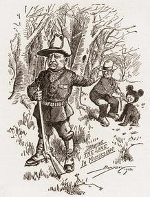 2.03 Карикатура К.Берримена в газете Вашингтон Пост 1902 г