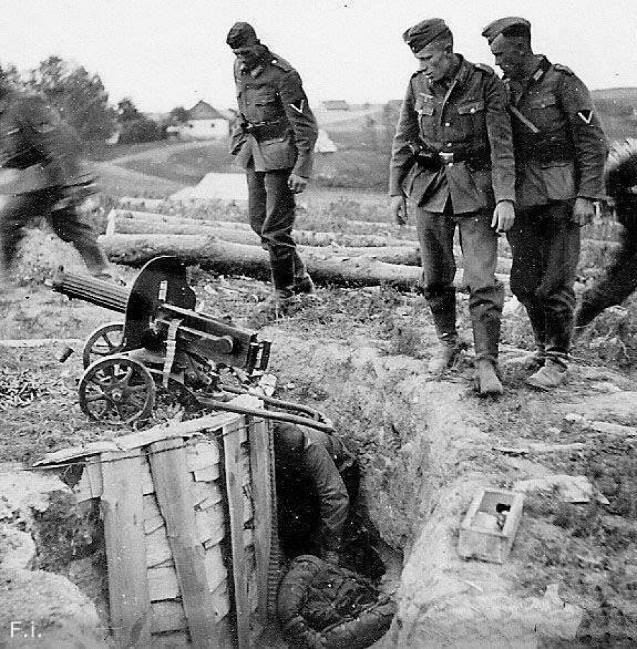 Пулеметчики Максим второй мировой войны 1941
