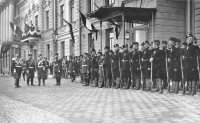 Кайзер Вильгельм II и серебряные трубы 85-го Выборгского полка